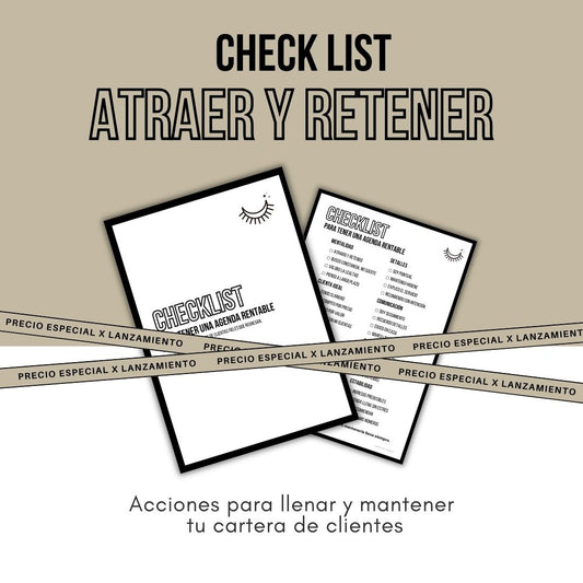 Check list - Atraer y retener