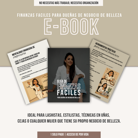 Guía de finanzas fáciles para dueñas de negocios de belleza