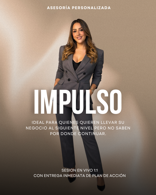 Asesoria 1:1 Plan Impulso | Auditoria + plan de acción | Duración: 90 minutos